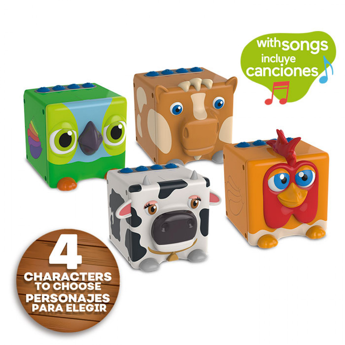 Kids Education Phone - พจนานุกรม Granja De Zenon สัตว์ไร้สายลำโพงบลูทูธแบบพกพาเครื่องเล่นเพลงเสียงสำหรับของขวัญเด็ก
