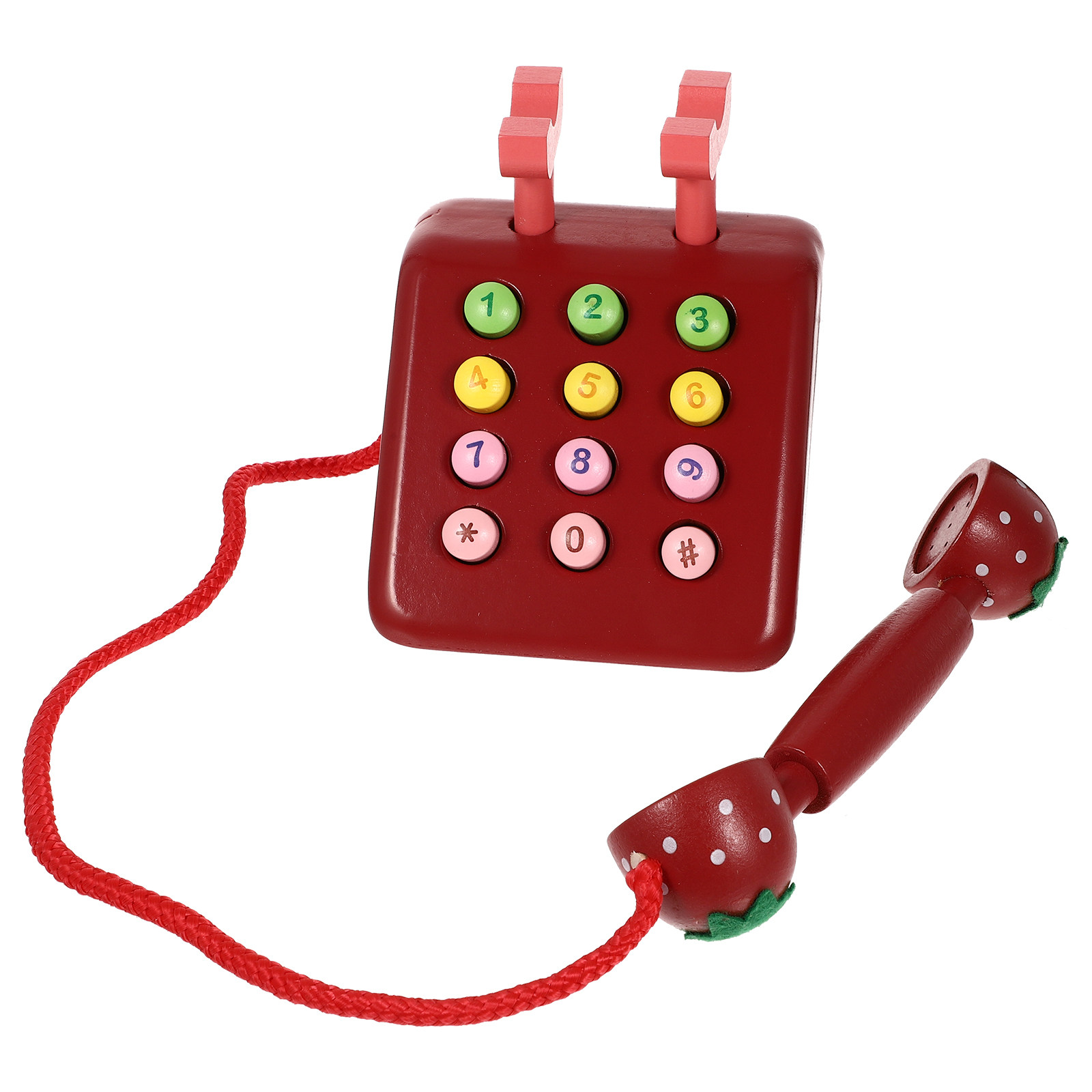 โทรศัพท์ไม้จำลองสไตล์วินเทจ ขอ - Kids Education Phone บทวิจารณ์และราคา