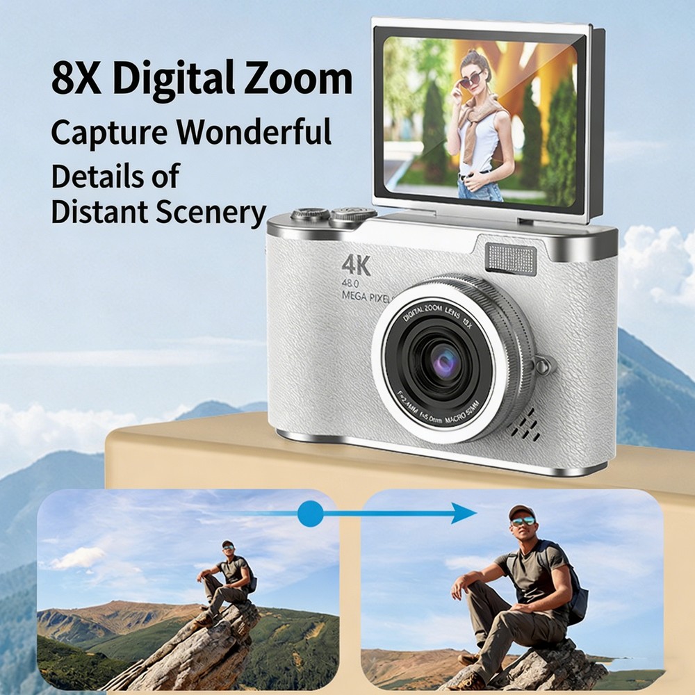 กล้องดิจิตอลพกพา 4K CCD HD 48M - Kids Physical Education Videos บทวิจารณ์และราคา