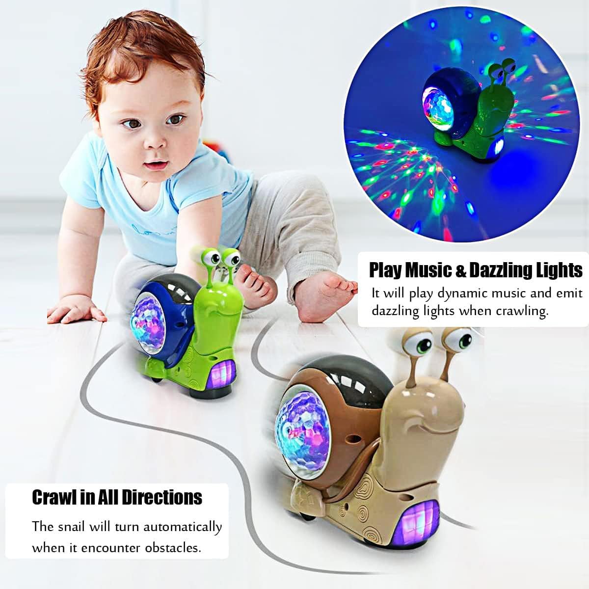 ของเล่นหอยทากคลาน เดินได้ เเตะ - Kids Education Phone บทวิจารณ์และราคา