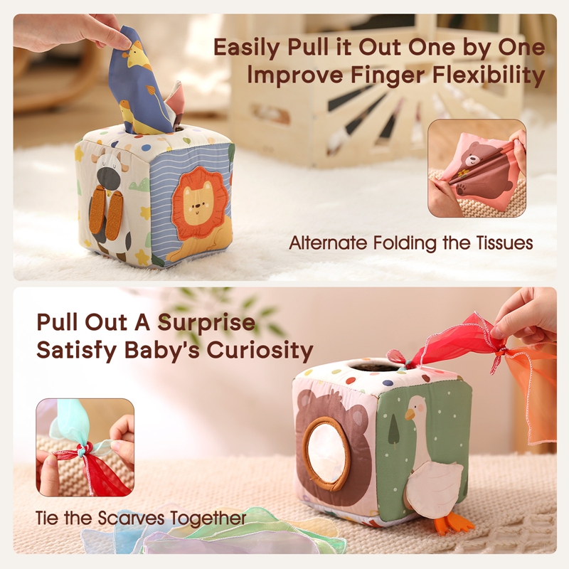 Montessori ของเล่น Magic ผ้าฝ้ - Kids Education Music บทวิจารณ์และราคา
