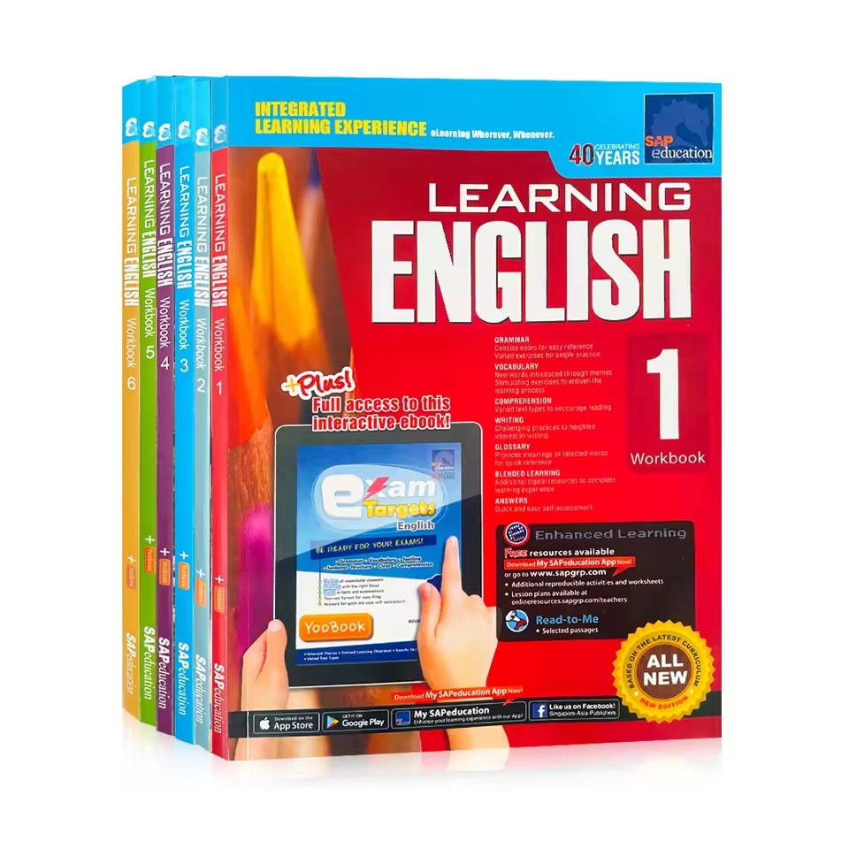 หนังสือเรียนภาษาอังกฤษสำหรับเด - Kids Education In Singapore บทวิจารณ์และราคา
