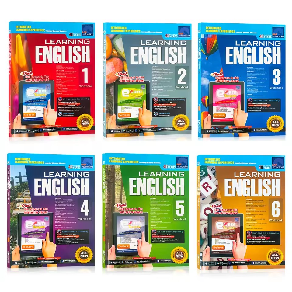 หนังสือเรียนภาษาอังกฤษสำหรับเด - Kids Education In Singapore บทวิจารณ์และราคา