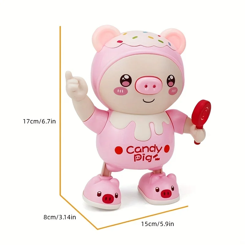 หมูไฟฟ้าพร้อมเสียงดนตรีขยับได้ - Kids Education Phone บทวิจารณ์และราคา