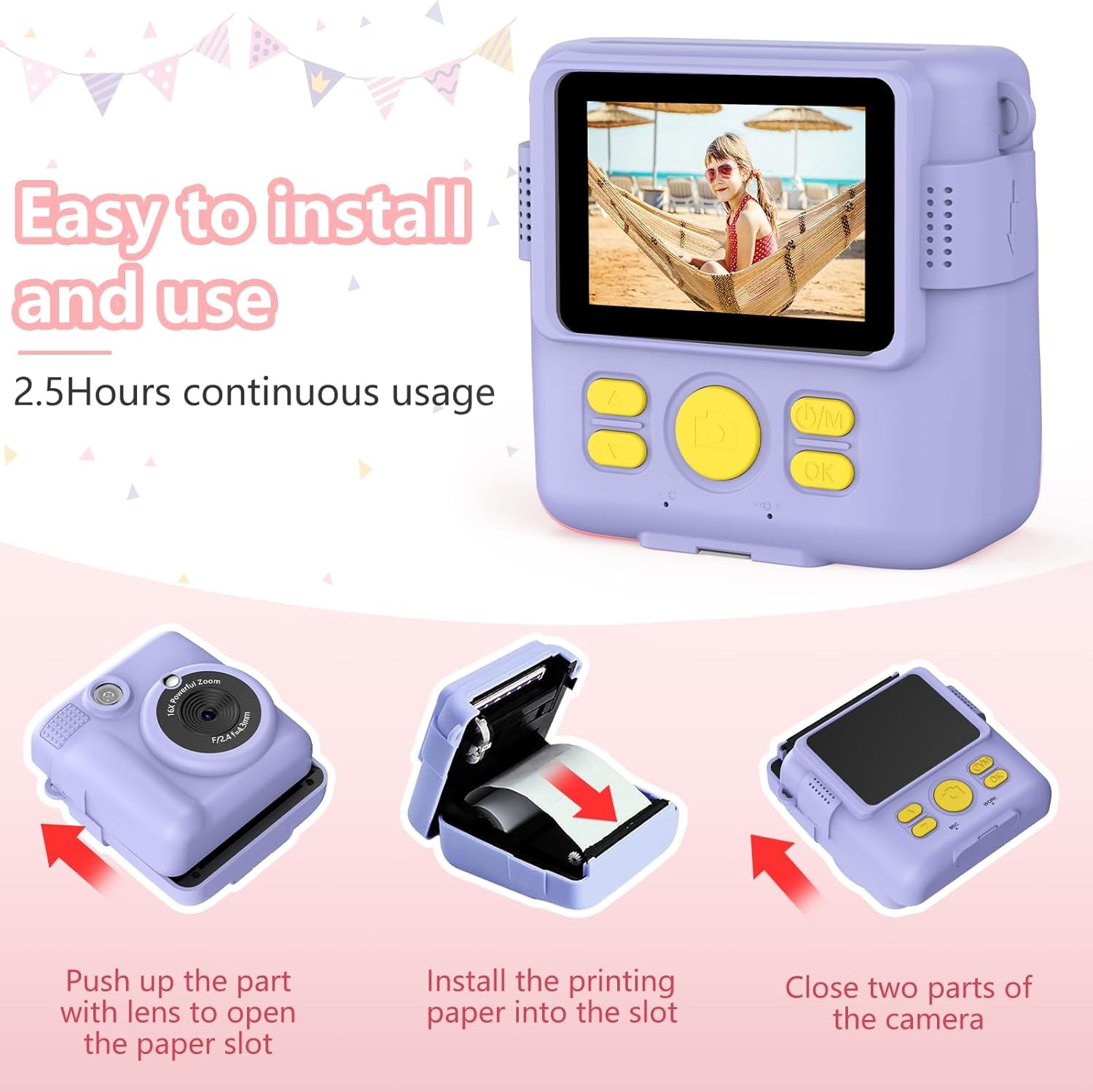 กล้อง Instantprint สำหรับเด็ก  - Kids Physical Education Videos บทวิจารณ์และราคา