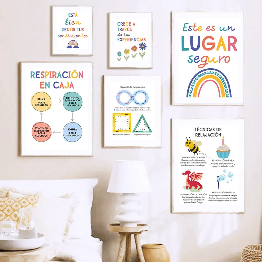 สโลแกนการศึกษาภาษาสเปนสายรุ้งซ - Kids Education Picture บทวิจารณ์และราคา
