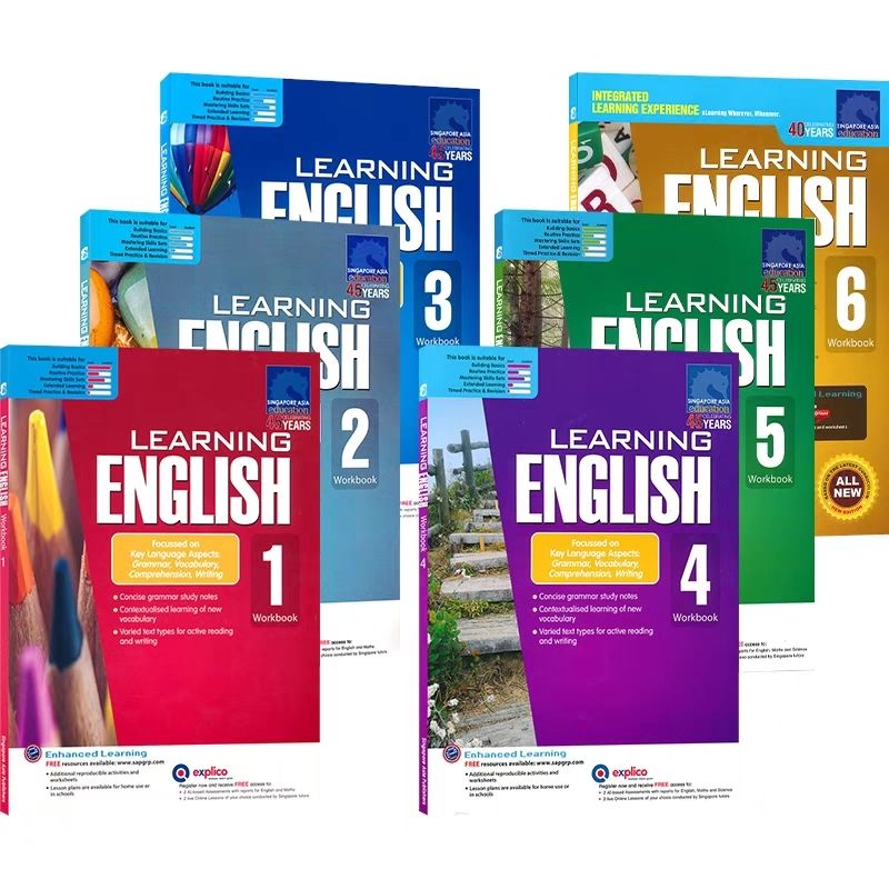 หนังสือ 1 เล่ม หนังสือเรียนภาษ - Kids Education In Singapore บทวิจารณ์และราคา