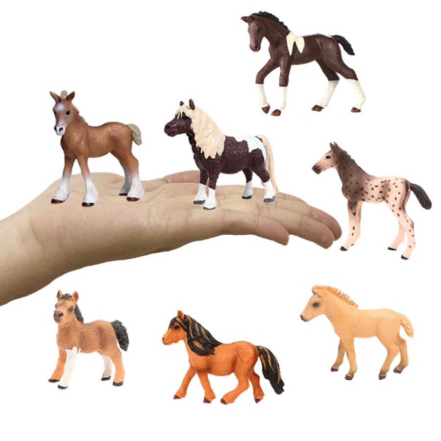 รูปปั้นม้า ของเล่นรูปสัตว์ในฟา - Kids Education Picture บทวิจารณ์และราคา