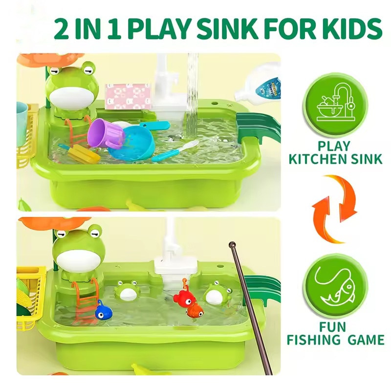อ่างล้างจานเด็กแบบใหม่พร้อมเคร - Kids Education Phone บทวิจารณ์และราคา