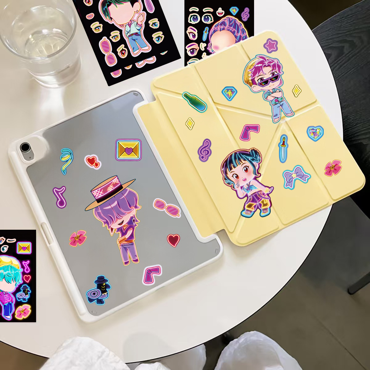สติกเกอร์เด็กผู้หญิงตลก 8 ชิ้น - Kids Education Music บทวิจารณ์และราคา