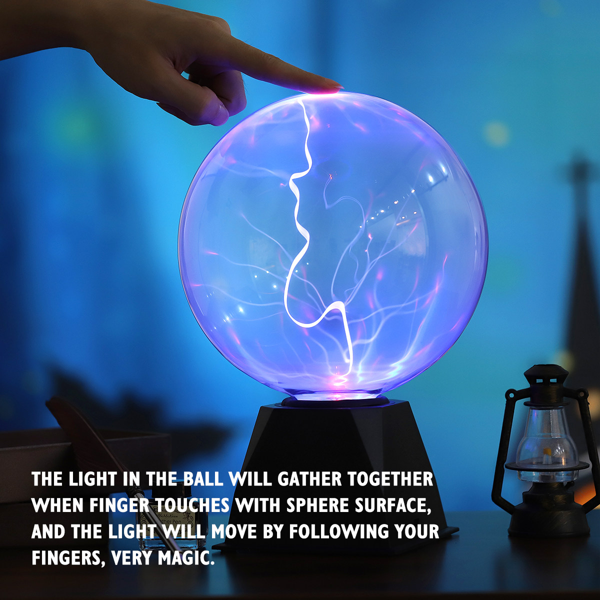 โคมไฟพลาสมาทรงกลมขนาด 8 นิ้ว ส - Globe Interactive Light บทวิจารณ์และราคา