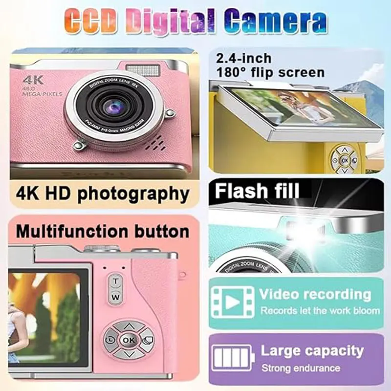 กล้องดิจิตอล 4K 48MP กล้องถ่าย - Kids Physical Education Videos บทวิจารณ์และราคา